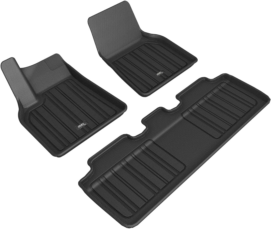 3D MAXpider Elitect Floor Mats for Tesla Model Y (Black)