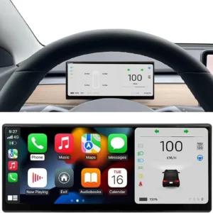 Tesla Model 3/Y Heads Up Display with Wireless CarPlay & Android Auto