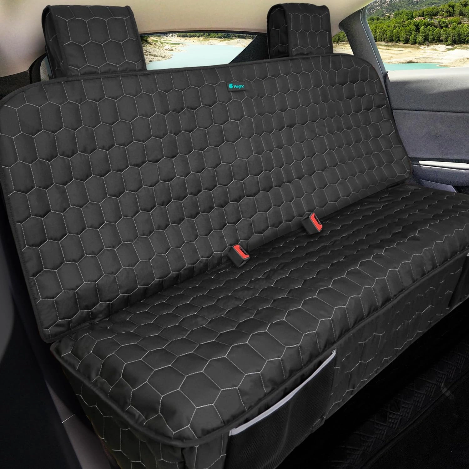 Meginc Premium Dog Seat Cover for Tesla Model Y