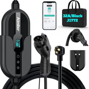AIMILER Level 2 EV Charger: 32A Home NEMA 14-50 J1772