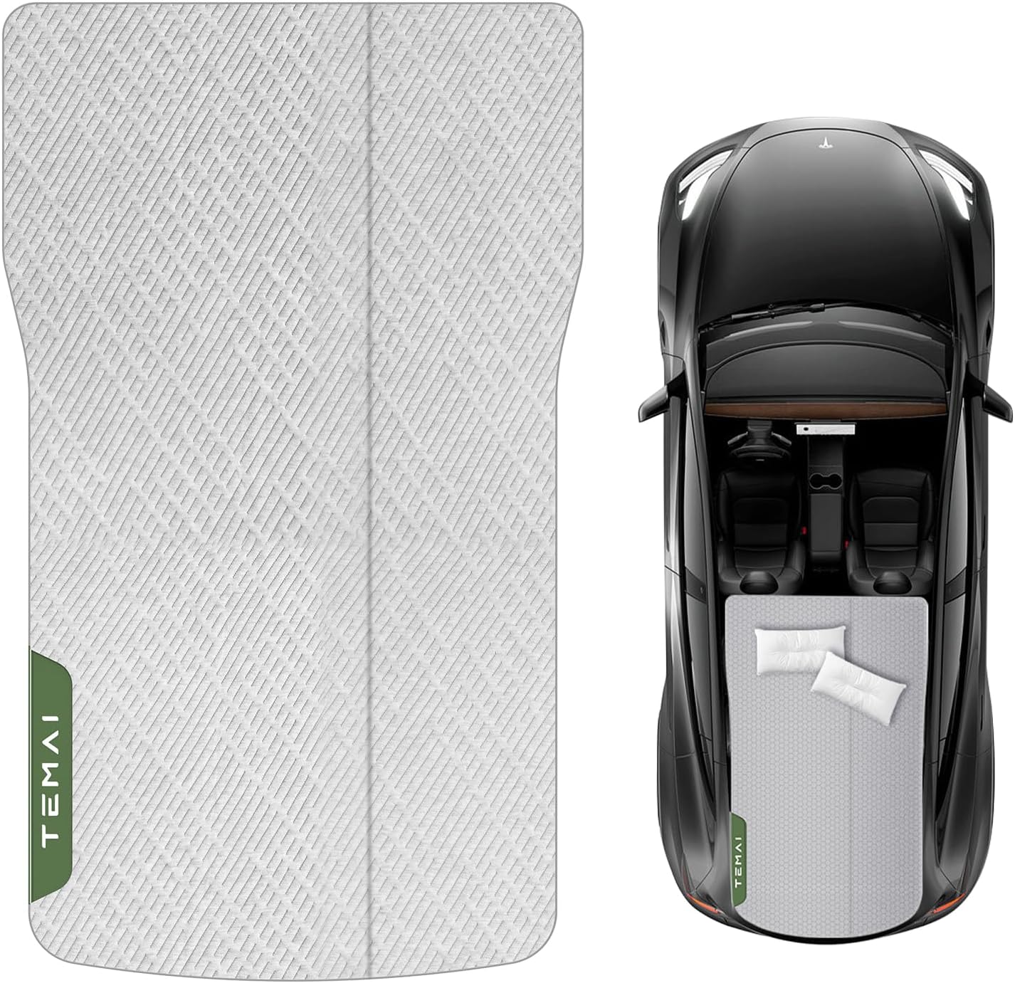 AKwing Camping Mattress: Tesla Model Y Memory Foam for Road Trips & Car Camping