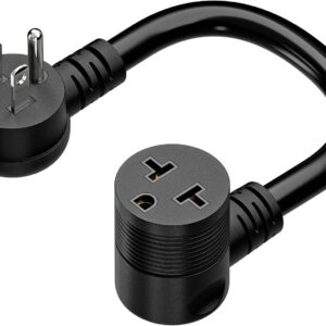 Angled Four-in-One SJTW 12AWG EV Charger Adapter Cord