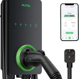Autel Level 2 EV Charger 40 Amp NEMA 14-50 Plug, Wi-Fi & Bluetooth