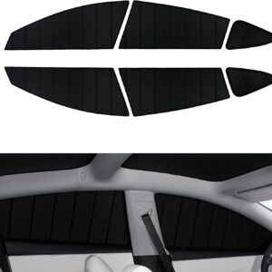BASENOR Gen2 Tesla Model 3 Side Window Sunshade: Full Privacy Set