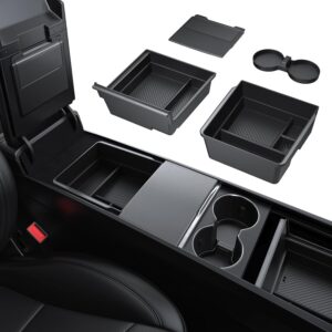 BASENOR Tesla Model 3 Highland Y Juniper Center Console Organizer Tray Set
