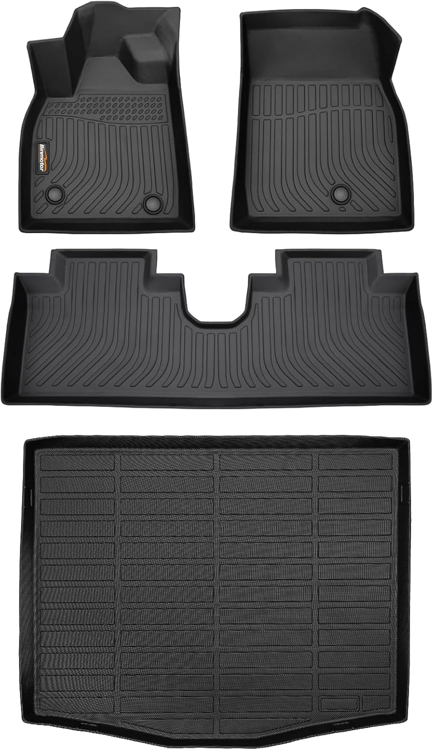 Binmotor Floor Mats & Cargo Liner Set for Ford Mustang Mach-E