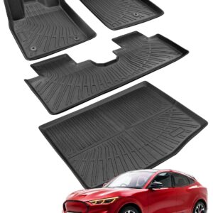 DiffCar Floor Mats & Cargo Liner for Mustang Mach-E 2021-2026