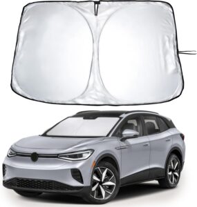 EcoNour Windshield Sun Shade: Custom Fit for Volkswagen ID.4