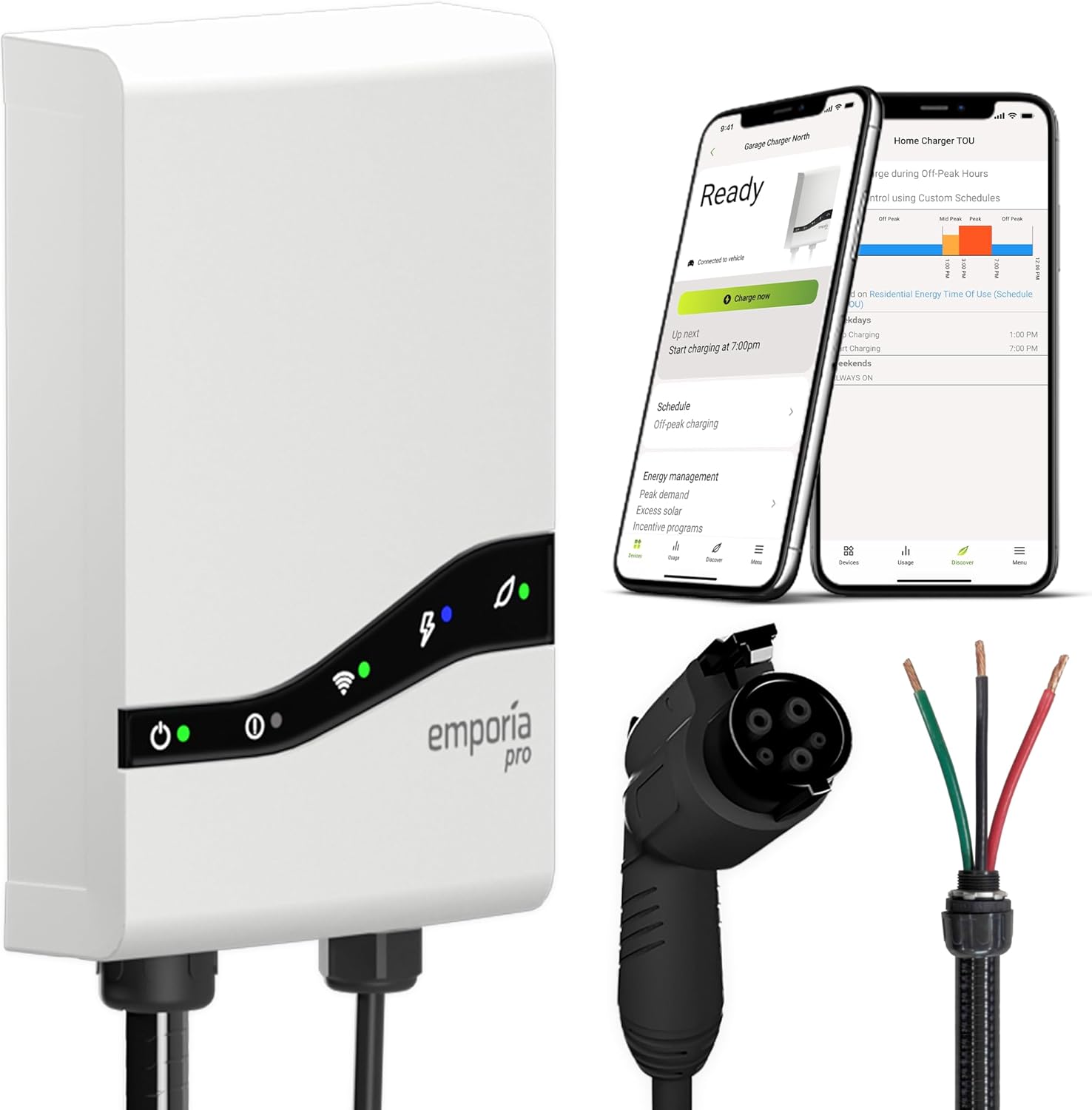 EMPORIA Pro Level 2 EV Charger with PowerSmart