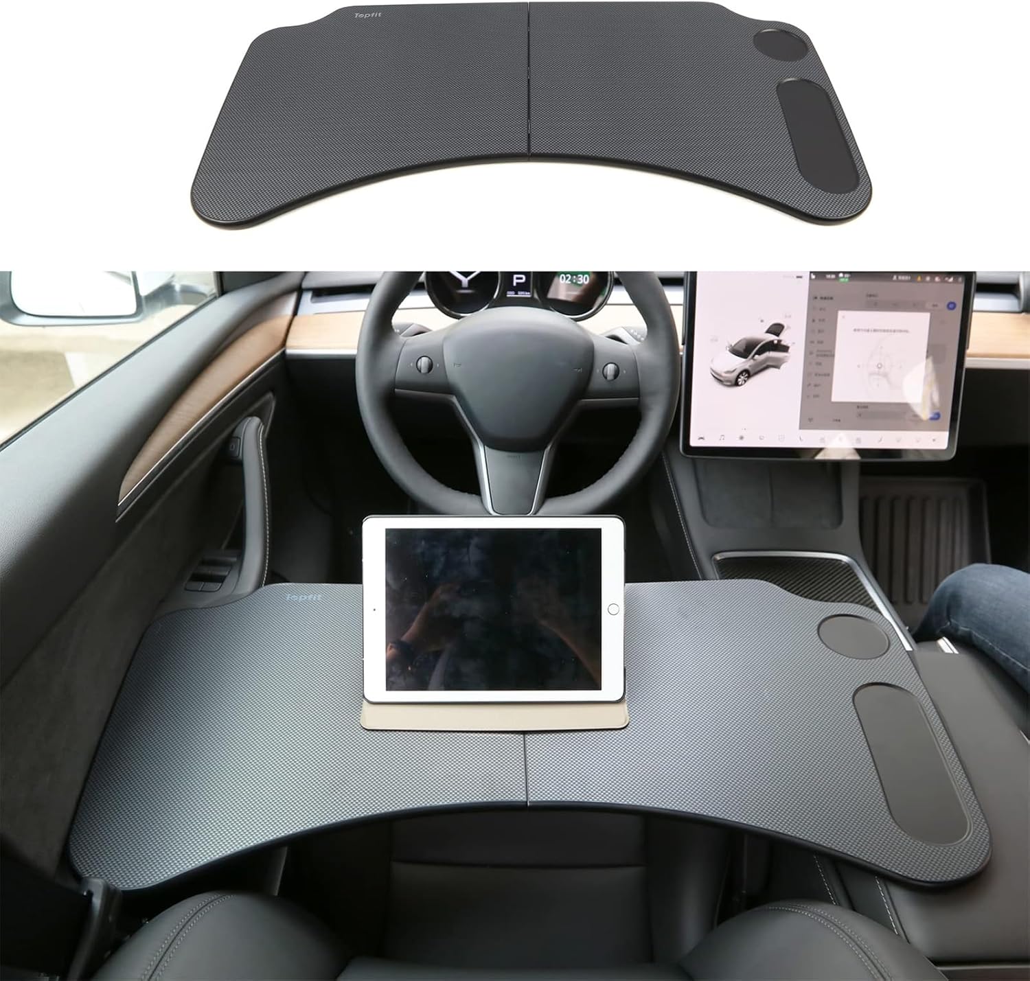 EVFITUS for Tesla Model Y 3 Foldable Car Table Desk