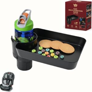 EVlux Universal Car Seat Tray with Anti-Shake Cup Holder