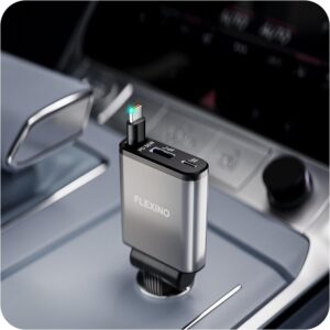 Flexino Ultra-Slim Ret retractable Car Charger - USB-C Fast Charging