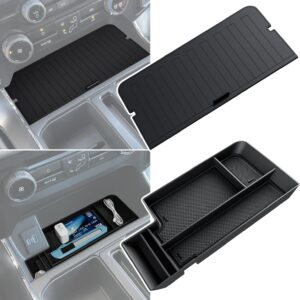 Ford F150 Lightning Hidden Center Console Organizer Cover with USB
