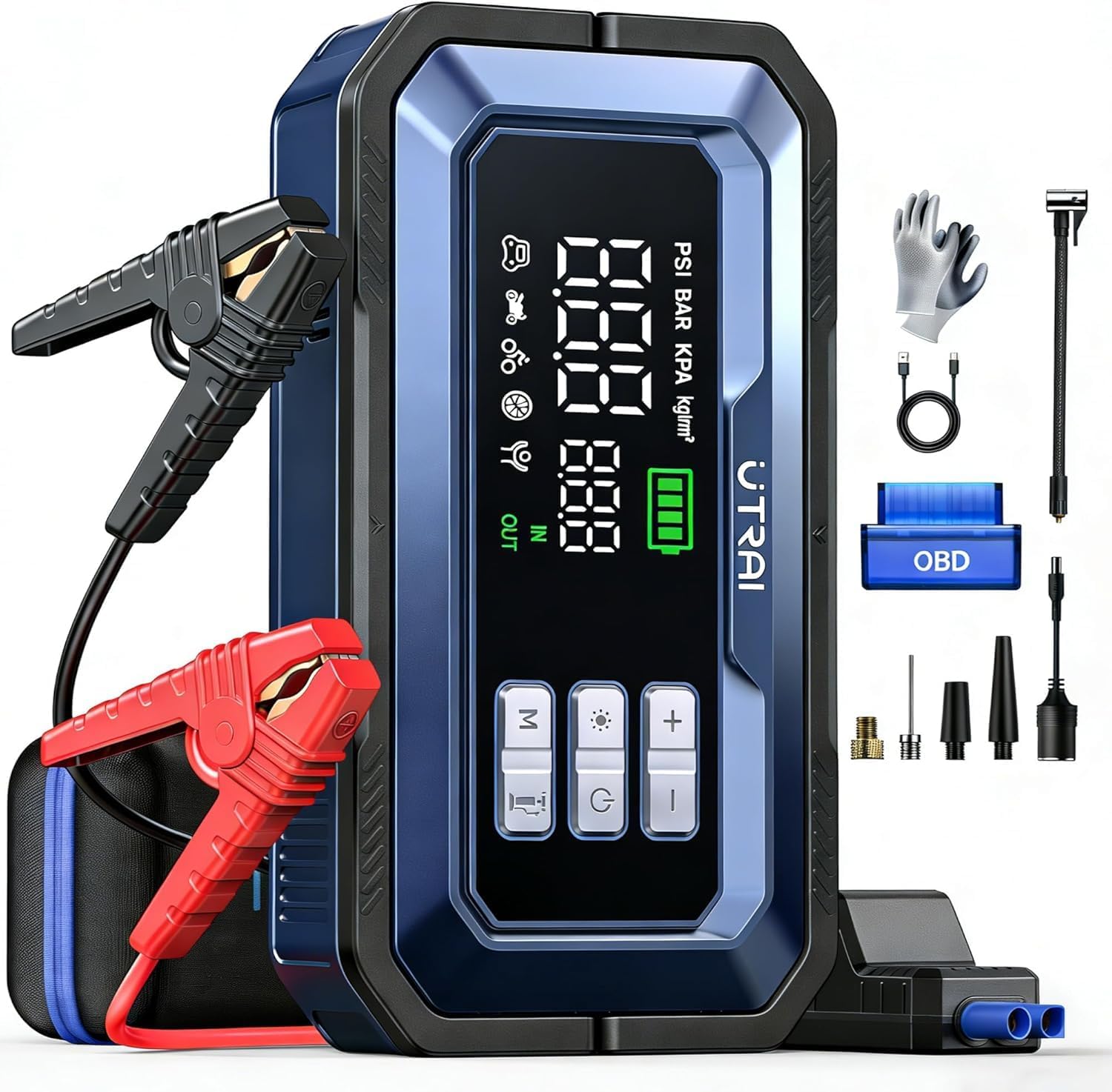 Hyundai EV Powerhouse: Jump Starter, Air Compressor, Scanner