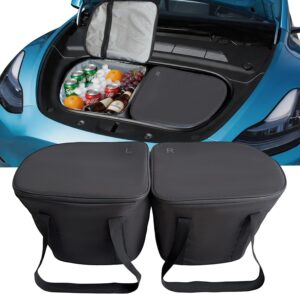 IMETAPLUS Tesla Model Y Frunk Cooler Organizer 2-Pack - Insulated & Waterproof