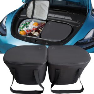 IMETAPLUS Tesla Model Y Frunk Cooler Organizer 2-Pack - Insulated & Waterproof