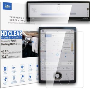 INNOSURE Premium Tempered Glass Screen Protector Mach-E 15.5" & 10.2" Dual Set