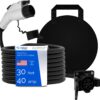 Inteset 30ft 40A J1772 EV Extension Cord - USA Made, Ultra-Flex