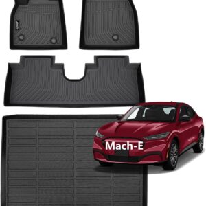 Jenofa Floor Mats for Ford Mustang Mach-E: Full Set