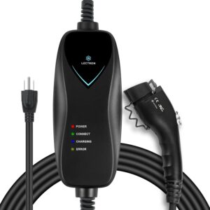 Lectron Level 1 EV Charger: Portable J1772 Overnight Charging Solution