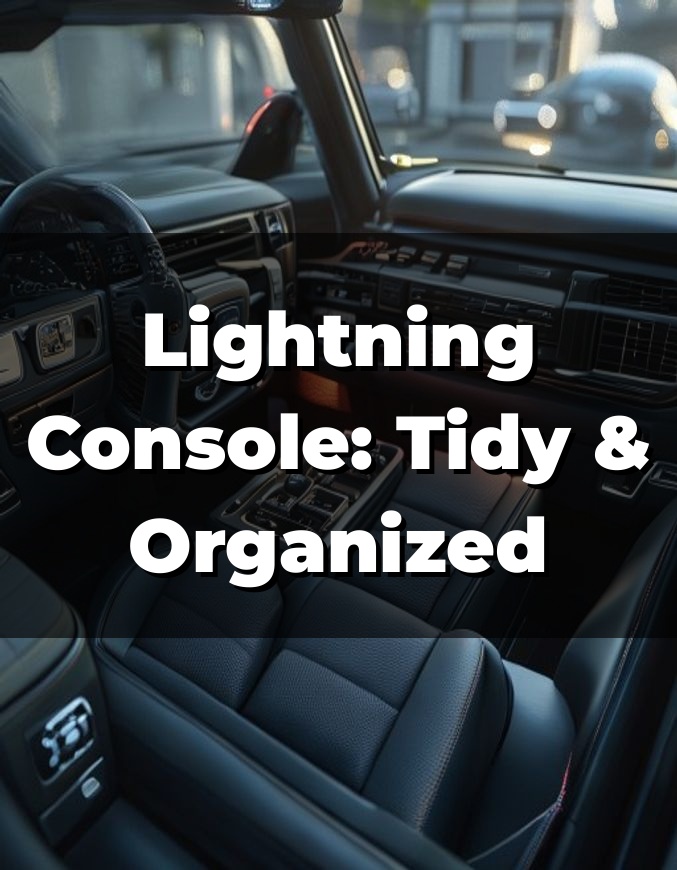 Lightning Console: Tidy & Organized