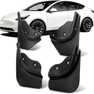 LSLIGHT Tesla Model Y Mud Flaps – Premium No-Drill Splash Guards