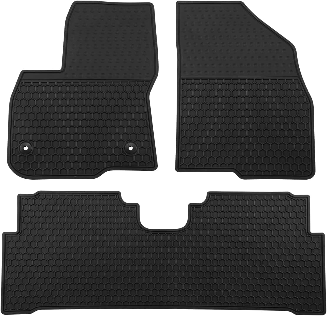 Lwope Car Floor Mats for Chevy Bolt EUV 2022-2024 – All-Weather Rubber