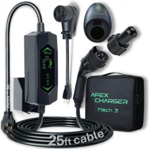 MACH 3 Fast 40 Amp Level 1&2 Portable EV Charger Universal