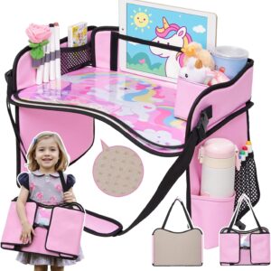 OUOZZZ Kids Travel Tray for Car: Premium Safety Seat Table