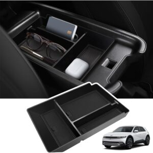 Premium Center Console Organizer for Hyundai Ioniq 5 (2022-2026) with Non-Slip Liner