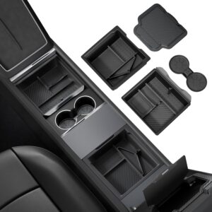 REEVAA Center Console Organizer for Tesla Model Y Juniper & Model 3 Highland