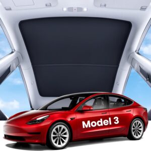 REEVAA Tesla Model 3 Sunshade Roof - Custom Fit, Advanced Heat Protection
