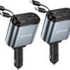 Retractable 4-in-1 Fast EV Charger - 69W USB-C & Lightning Cables