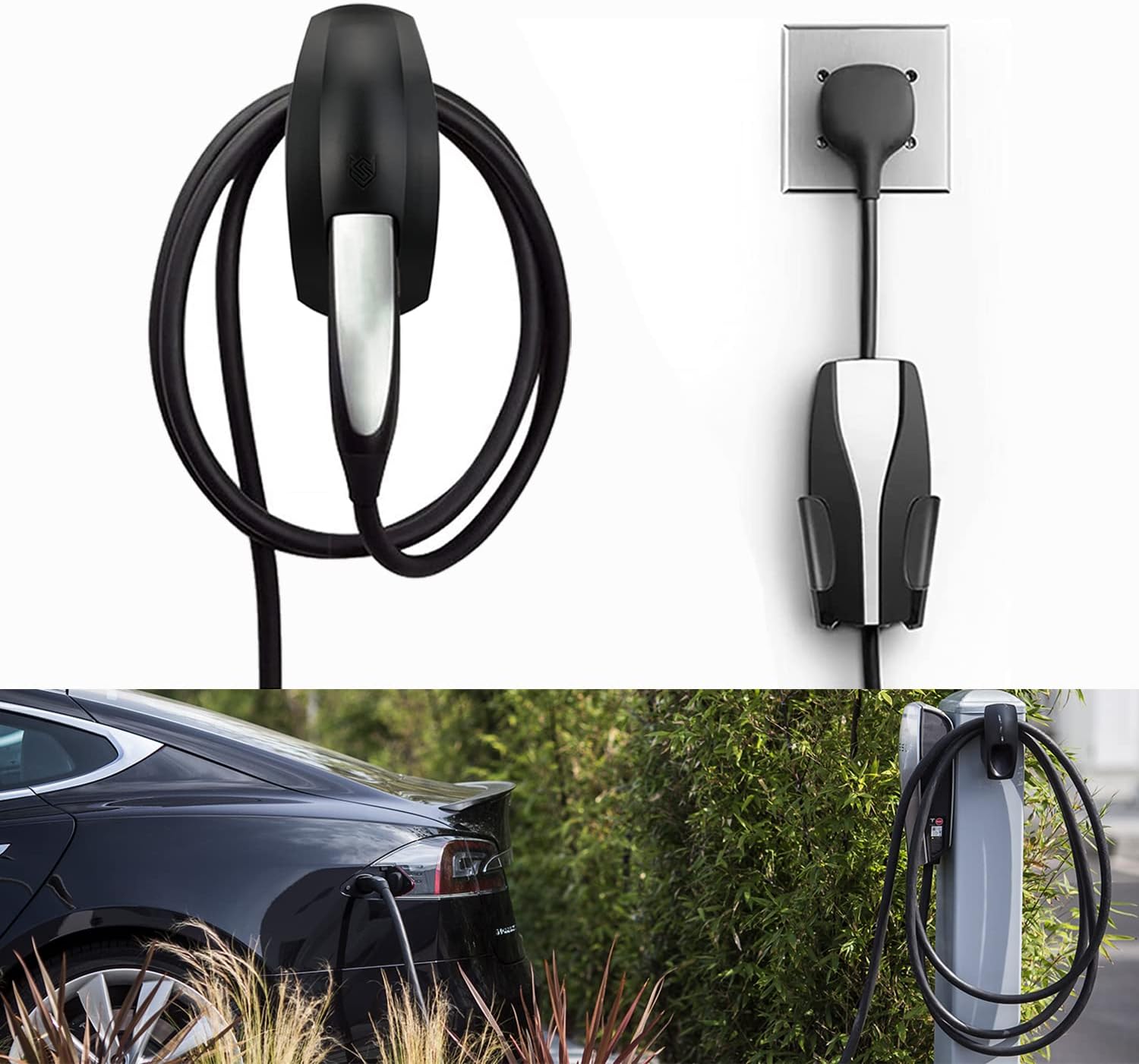 SEVEN SPARTA Tesla Charging Cable Organizer for All Models