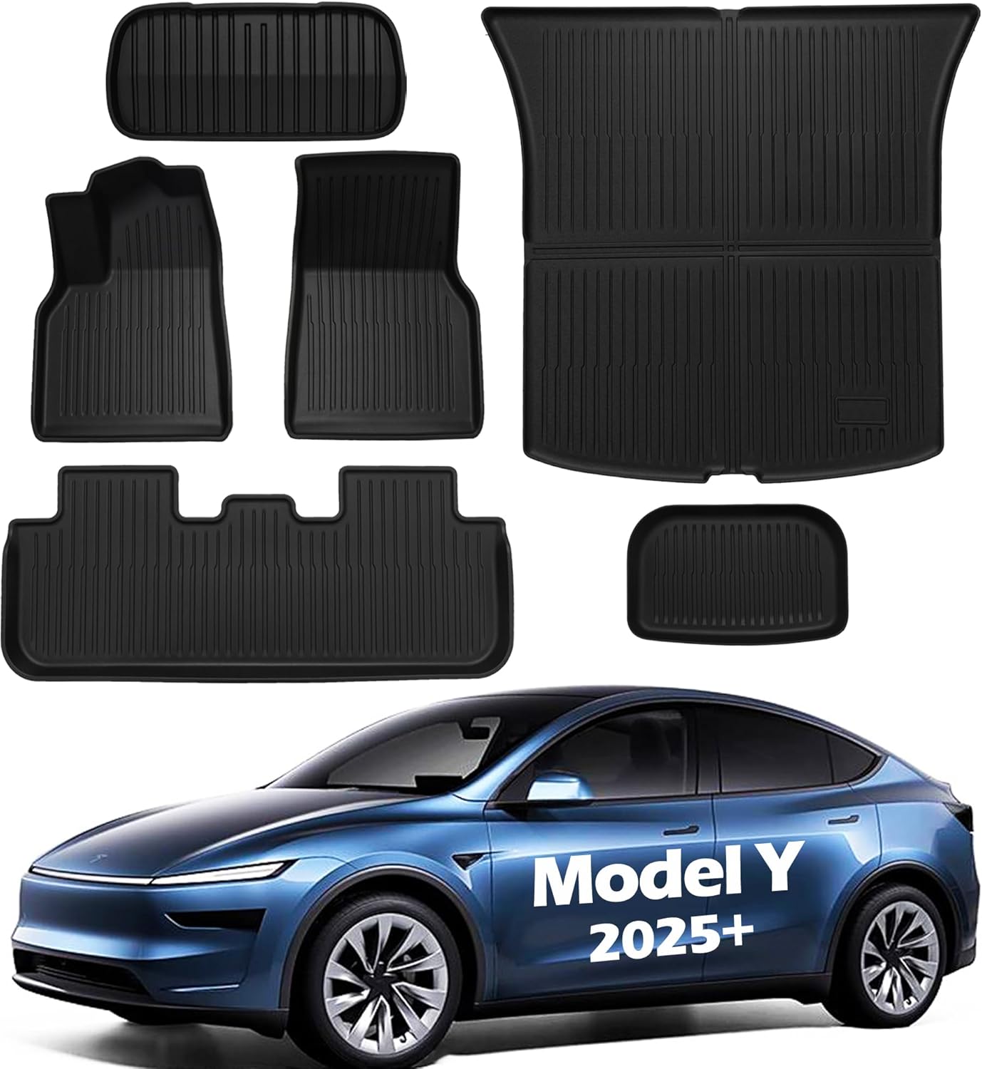 SHARGGE Model Y Juniper TPE All-Weather Floor Mats