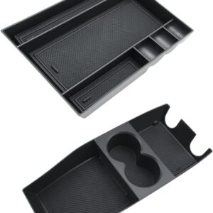 SKTU 2PCS 2025-2026 Ioniq 5 Center Console Organizer Set