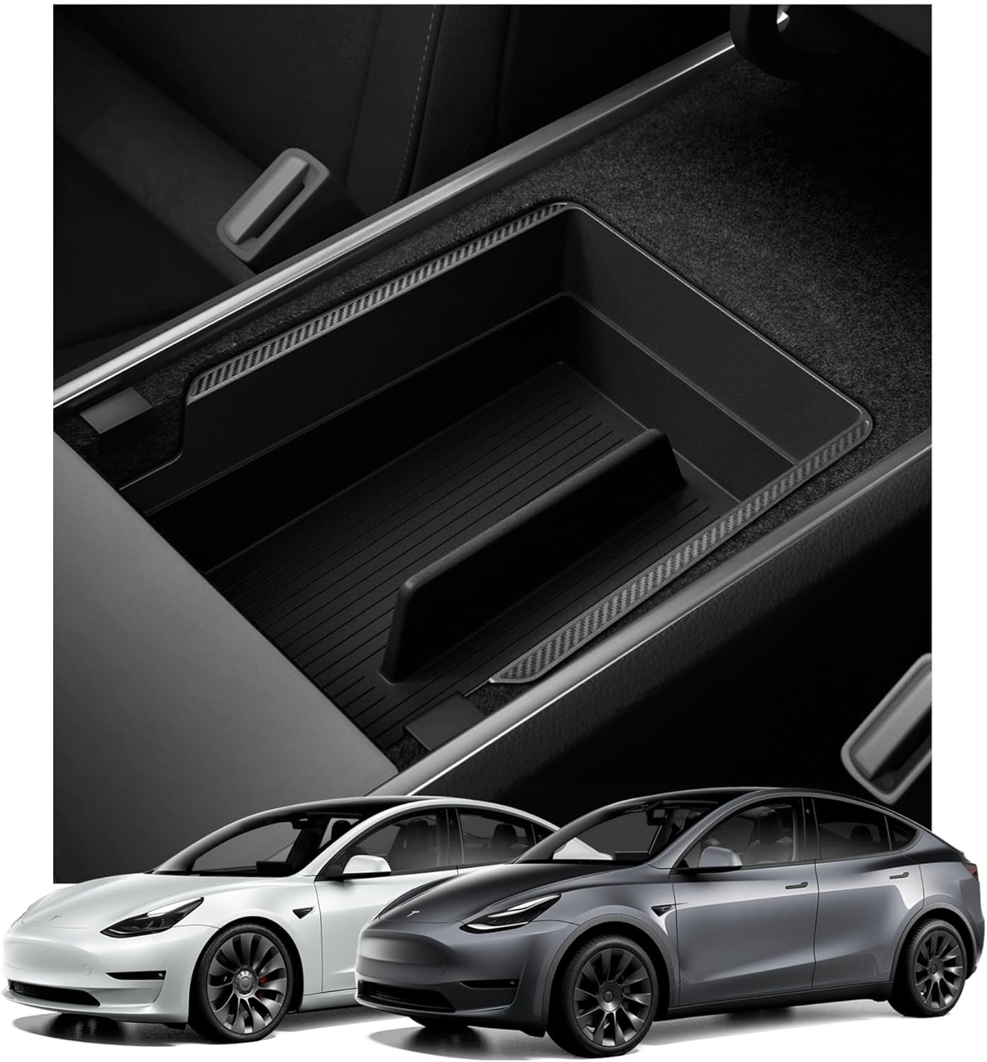 Spigen Armrest Console Organizer for Tesla Model 3 & Y (2017-2024)