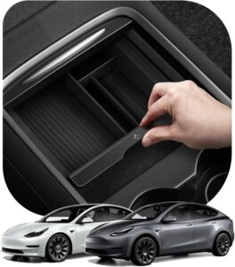 Spigen Center Console Organizer: Tesla Model Y (2021-24) & Model 3 (2021-23)
