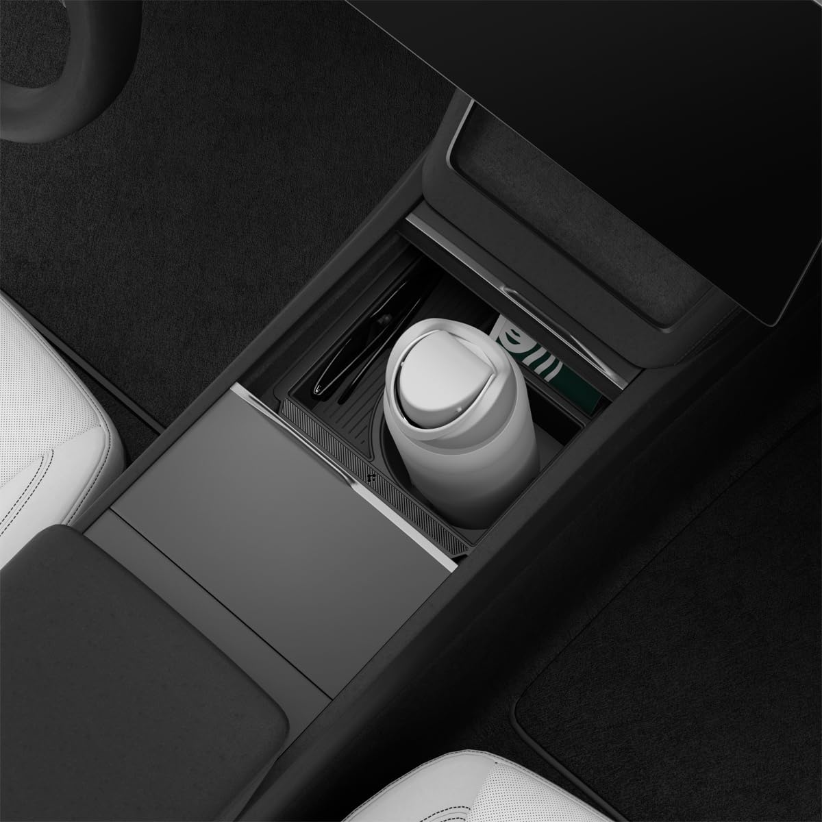 Spigen Sliding Center Console Organizer for Tesla Model Y Juniper 2025+
