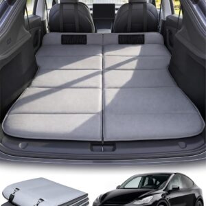 Tesla Model Y Foldable Memory Foam Car Bed: Ultimate Camping Comfort