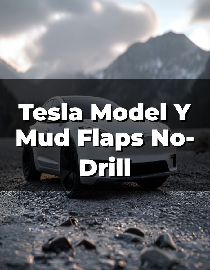 Tesla Model Y Mud Flaps No-Drill