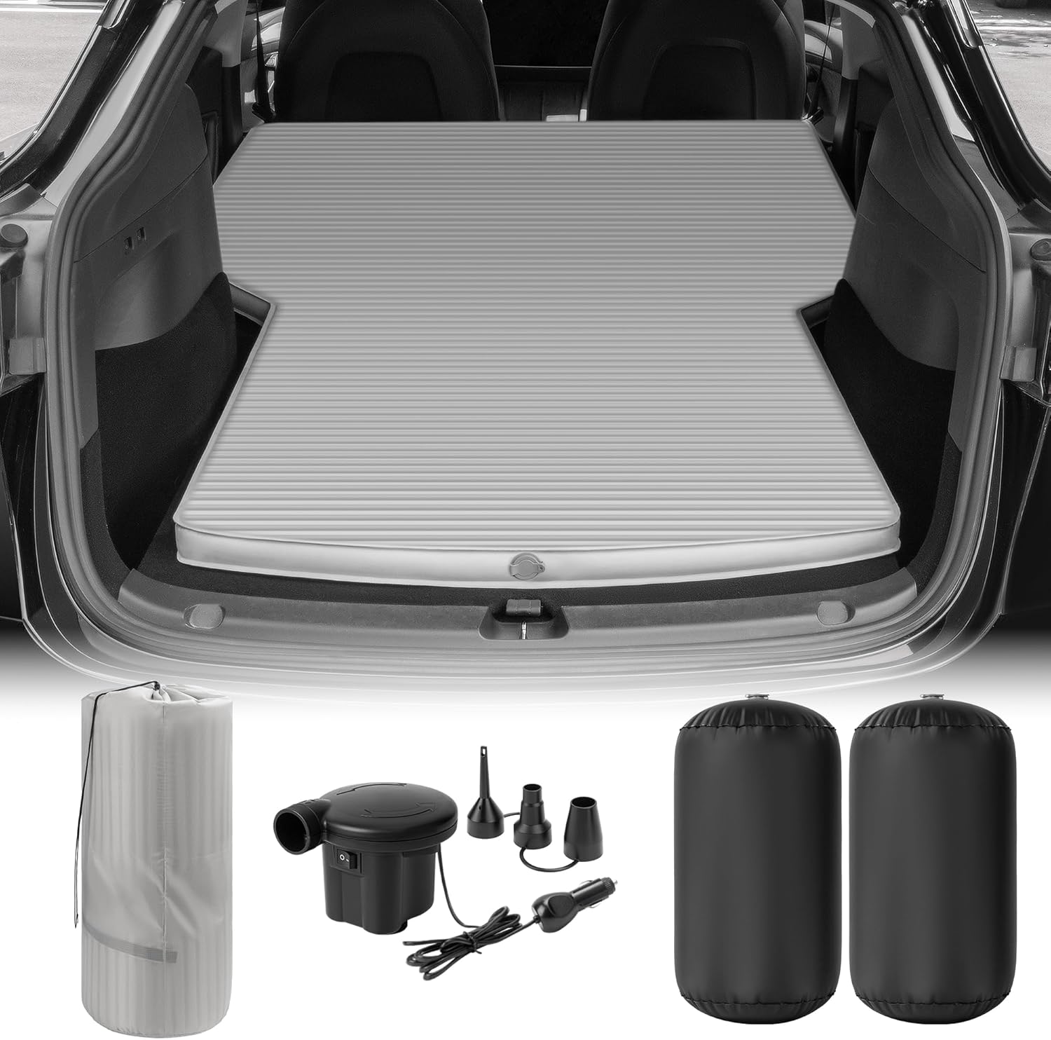 Uireefly Tesla Model Y Inflatable Camping Mattress with Air Pump