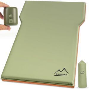 Ultrathick Memory Foam EV Camping Mattress with Integrated Air Pump & 9.0 R-Value