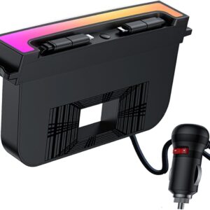 Vellhezy USB Hub: Tesla Model Y Juniper/3 Highland – 120W Fast, RGB, Retractable