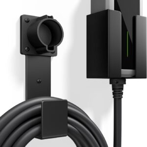 VoltVault EV Charger Wall Mount – J1772 Cable Organizer