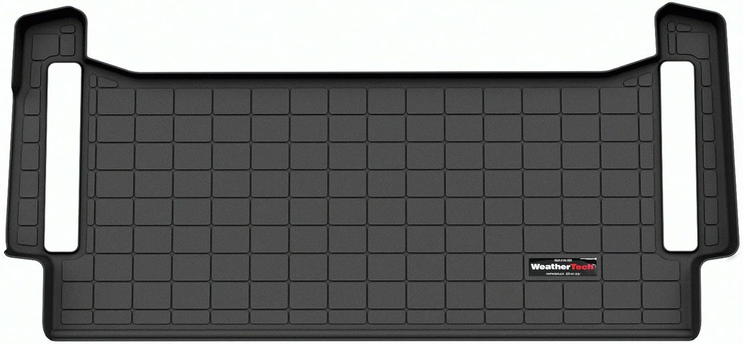 WeatherTech Cargo Trunk Liner for Rivian R1S, Behind 3rd Row, Black