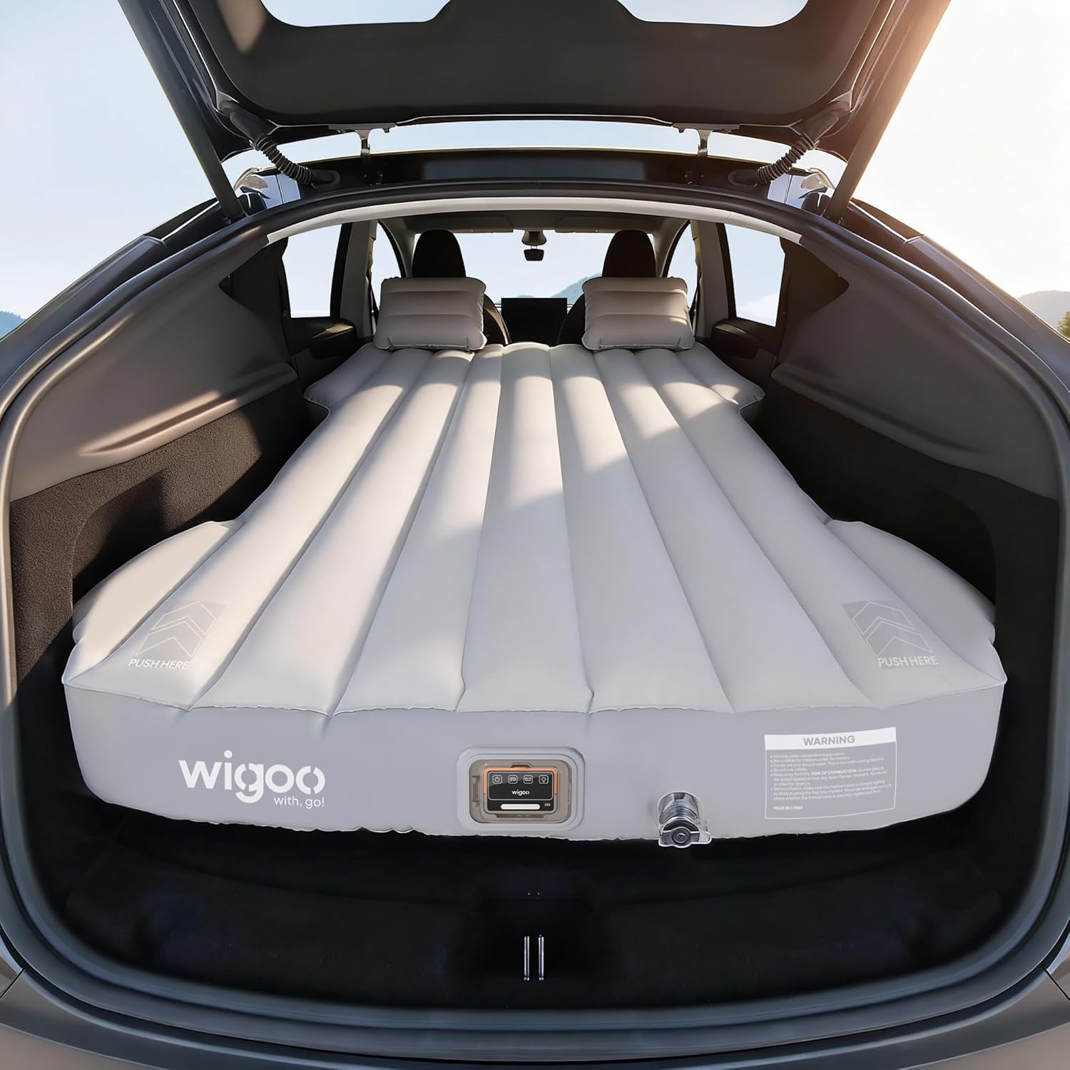 Wigoo Self-Inflating Air Mattress for Tesla Model Y Car Camping