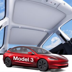 Wigoo Tesla Model 3 Sunshade Roof: Premium Nano Ice-Crystal Heat Insulation
