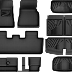 YITAMOTOR Tesla Model Y 7 Seater Floor Mats: All Weather Protection