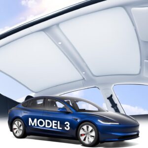 Zanch Tesla Model 3 Sunshade Roof: Premium No-Sag Heat Insulation